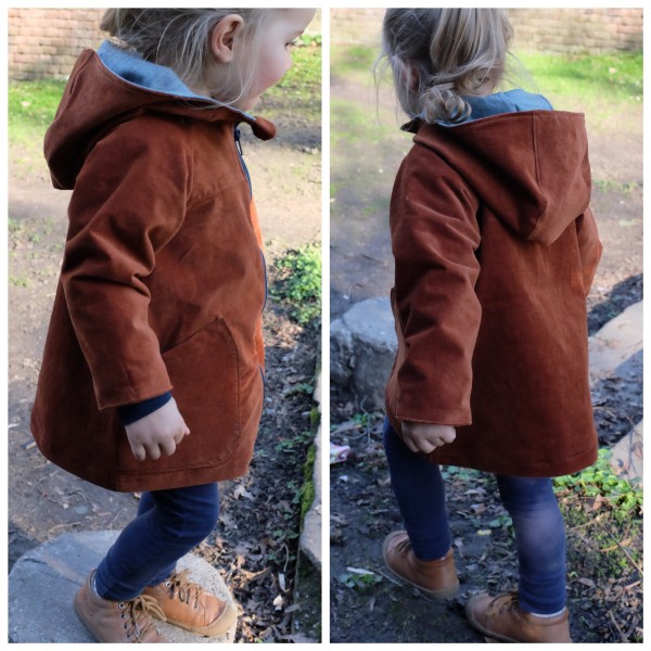 Jacke Cord/Baumwolle, Zimt/Jeans