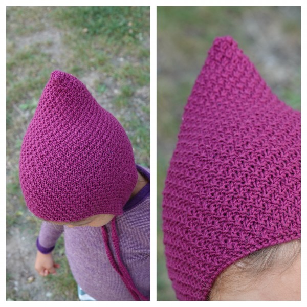 Zwergenmütze Merino, Fuchsia