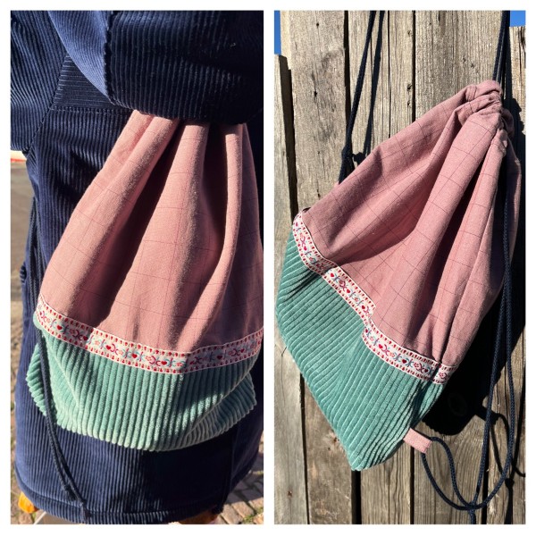 Kinder-Turnbeutel Cord/Leinen