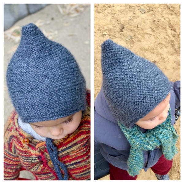 Zwergenmütze Merino, Mittelgrau