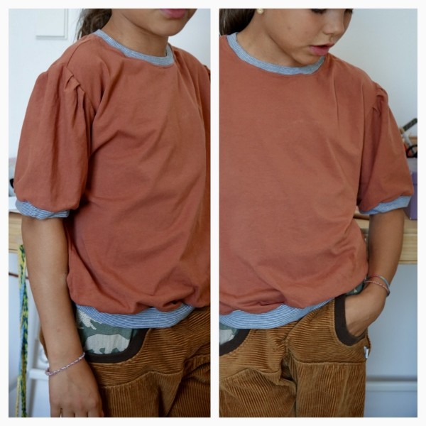 T-Shirt Jersey, Rostrot