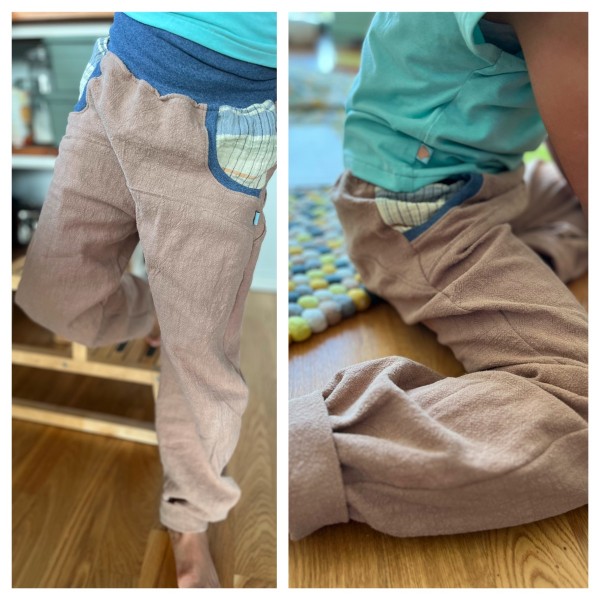Leinenhose, Naturbraun