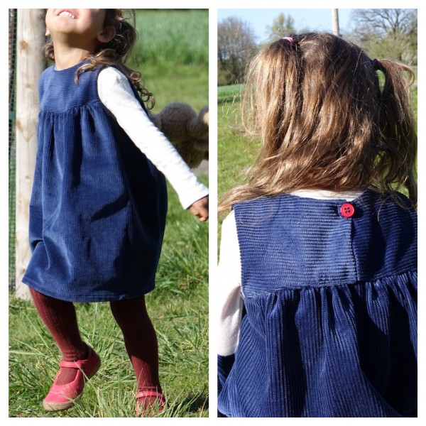 Kleid Cord, Blau