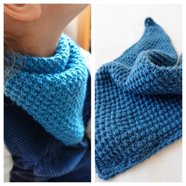 Halstuch Merino, Petrol